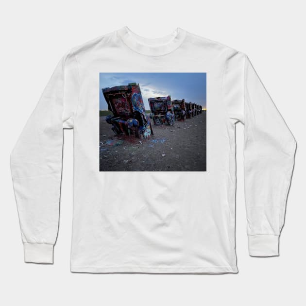 Cadillac Ranch! Long Sleeve T-Shirt by LoneSTAR28